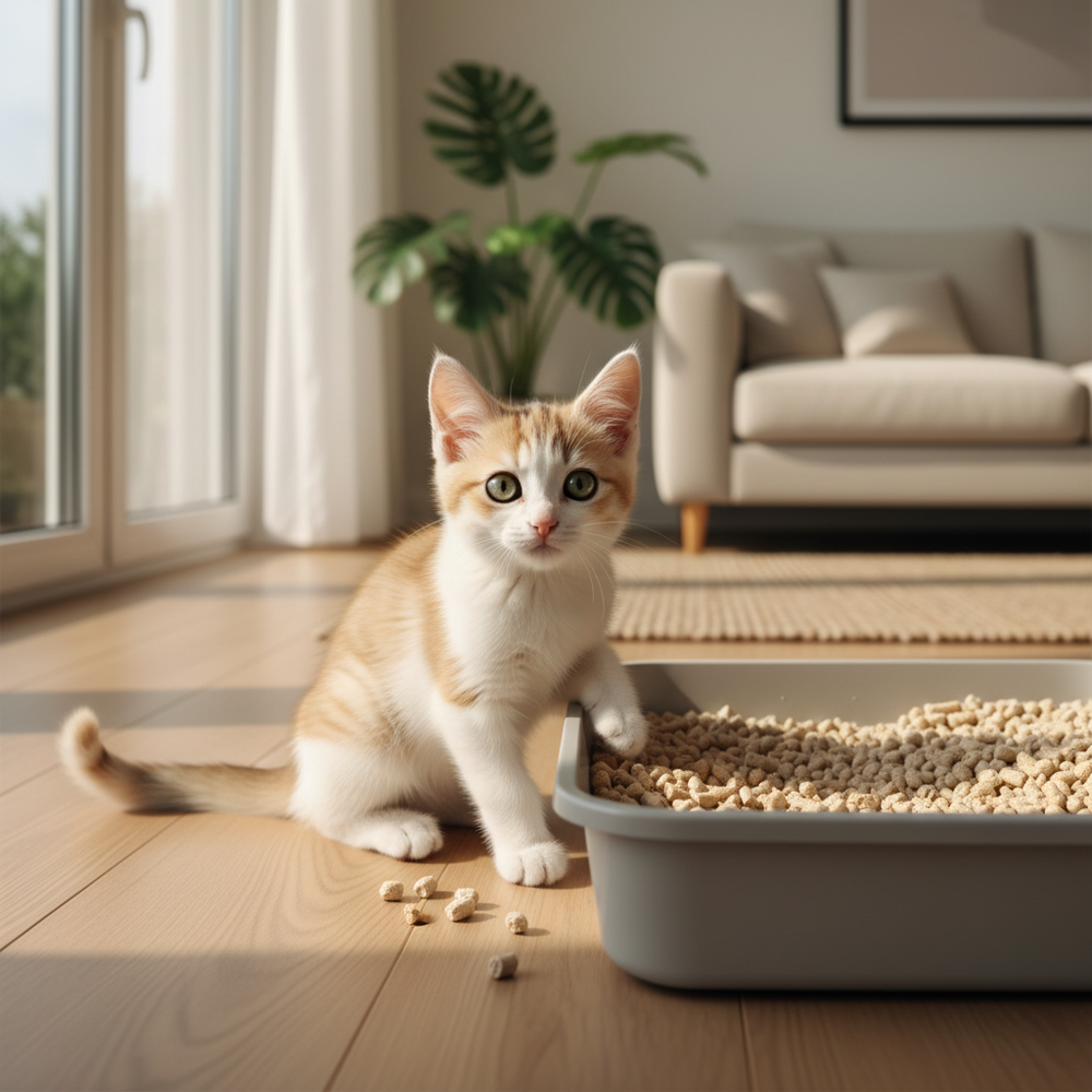 Sai Lầm Chết Người Khi Chọn Cát Vệ Sinh Cho Mèo Con: Hướng Dẫn An Toàn