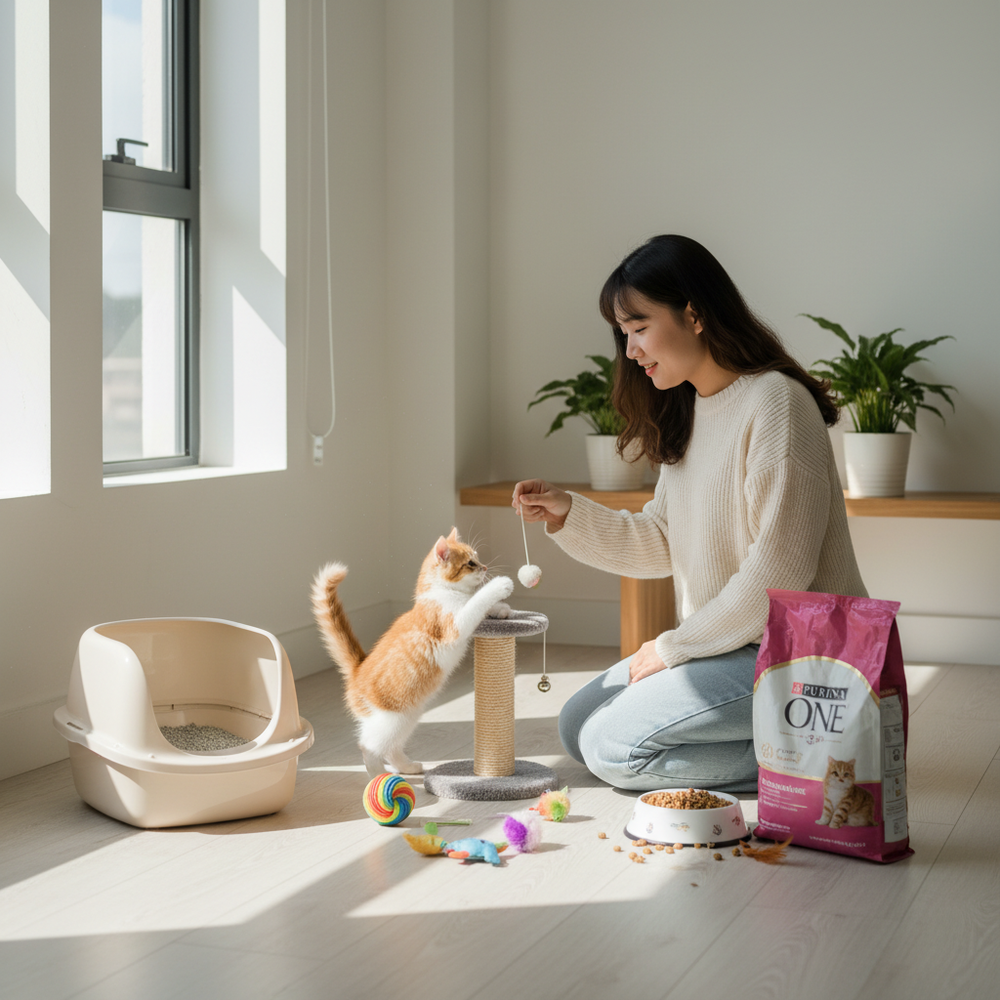 Checklist Mua Sắm Cho Mèo Mới: 10 Vật Dụng Thiết Yếu & Những Món Nên Bỏ Qua