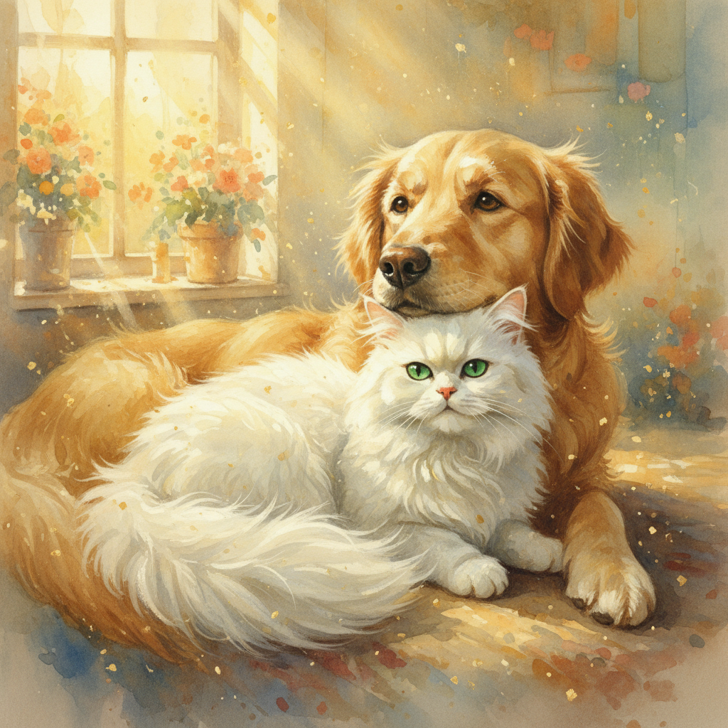 Tranh Chân Dung Thú Cưng: Món Quà Ý Nghĩa Chạm Đến Trái Tim Người Yêu Chó Mèo