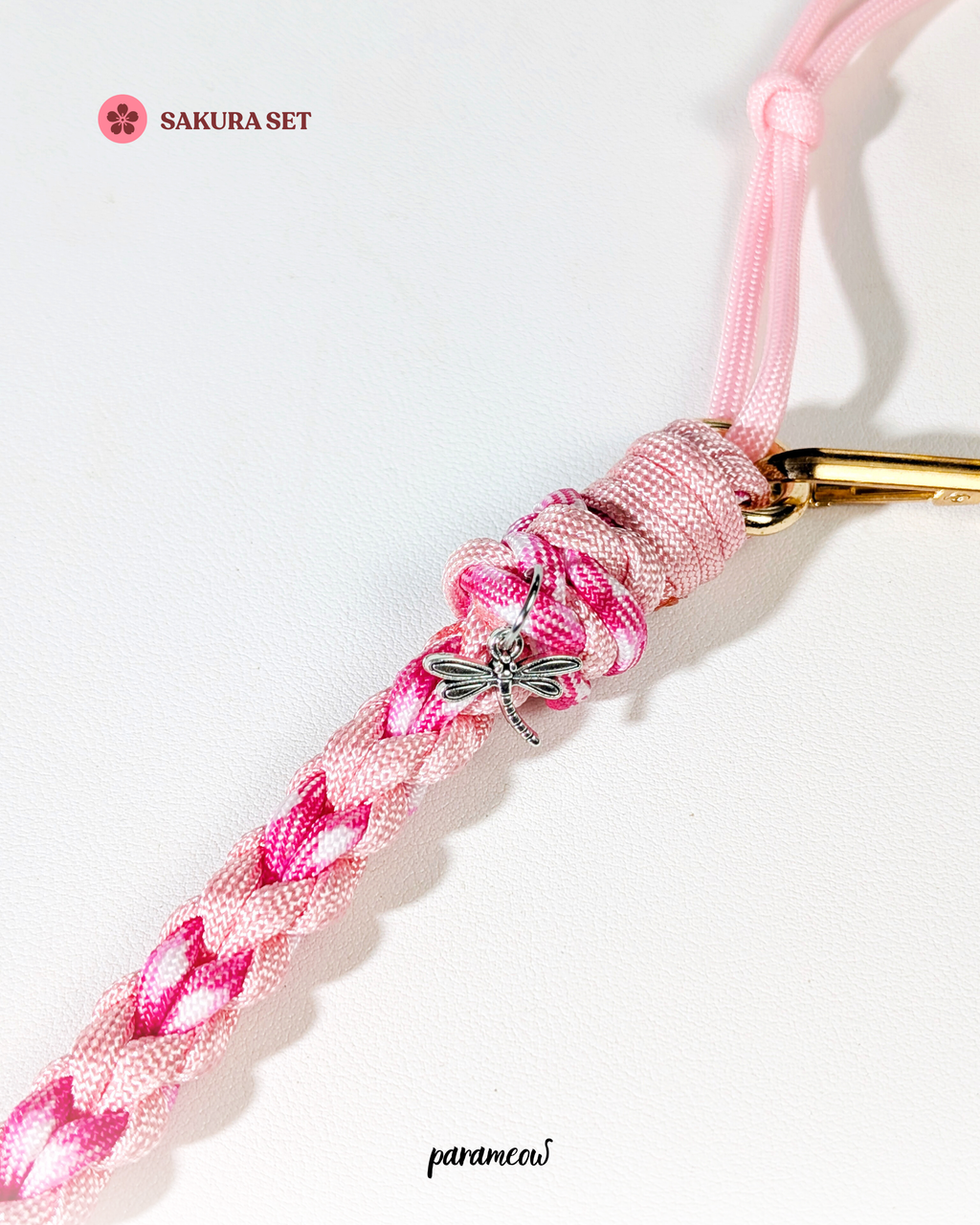 Sakura Set | Combo set quà cho chó mèo - vòng cổ. dây dắt, charm phụ kiện cá nhân hoá