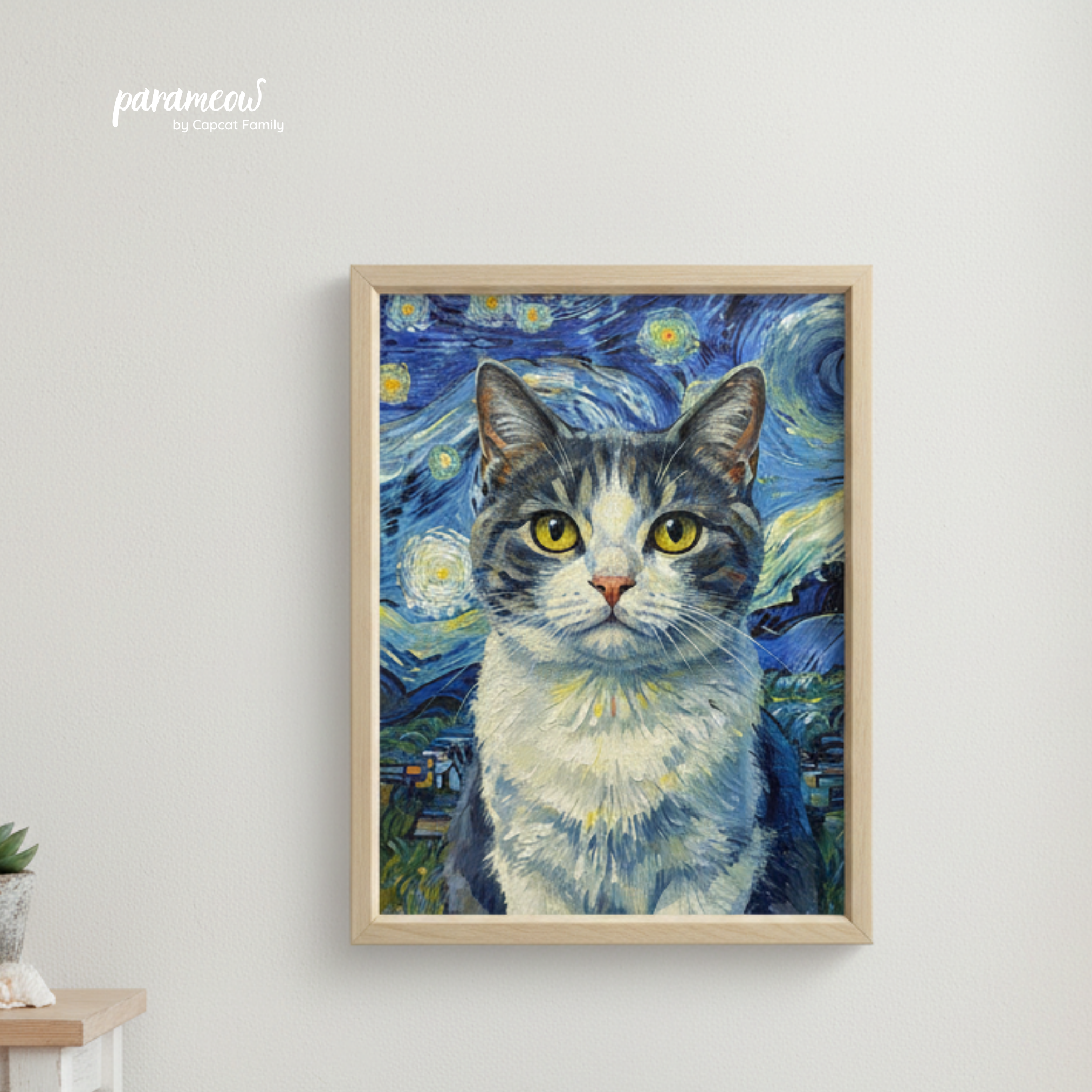 Tranh Thú Cưng - Đêm Đầy Sao Vangogh