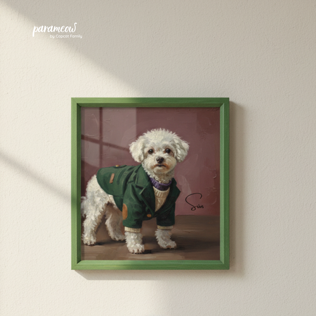 Tranh Thú Cưng - Sơn Dầu Cá Tính