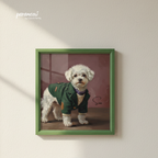 Tranh Thú Cưng - Sơn Dầu Cá Tính