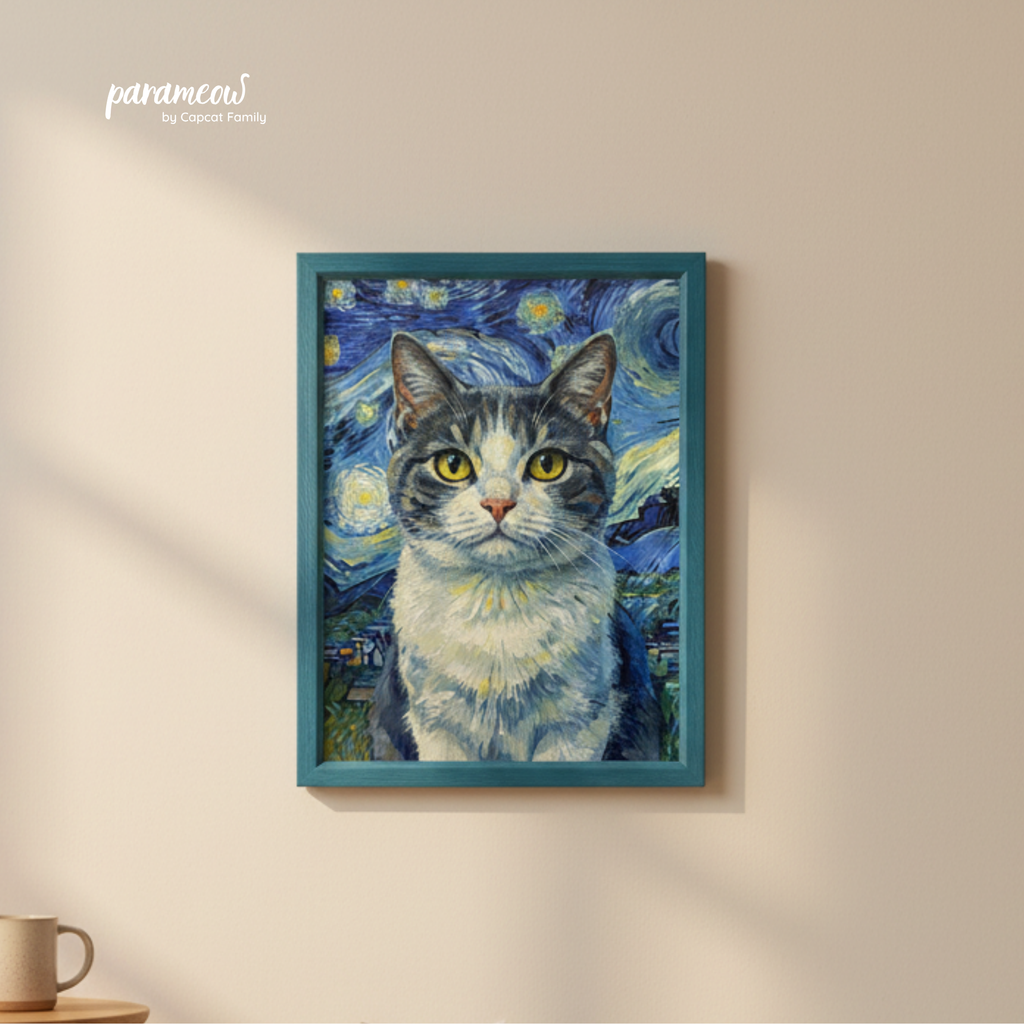 Tranh Thú Cưng - Đêm Đầy Sao Vangogh