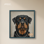 Tranh Thú Cưng - Sơn Dầu Tối Giản