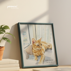 Tranh Thú Cưng - Màu Nước Dịu Nhẹ