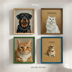 Tranh Thú Cưng Cá Nhân Hoá - Parameow by Capcat Family