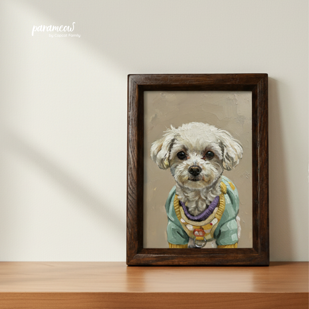 Tranh Thú Cưng - Sơn Dầu Cá Tính