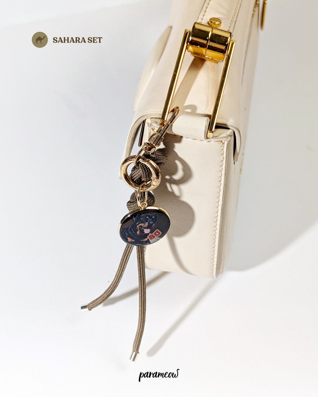 Sahara Set | Combo set quà cho chó mèo - vòng cổ. dây dắt, charm phụ kiện cá nhân hoá
