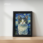 Tranh Thú Cưng - Đêm Đầy Sao Vangogh